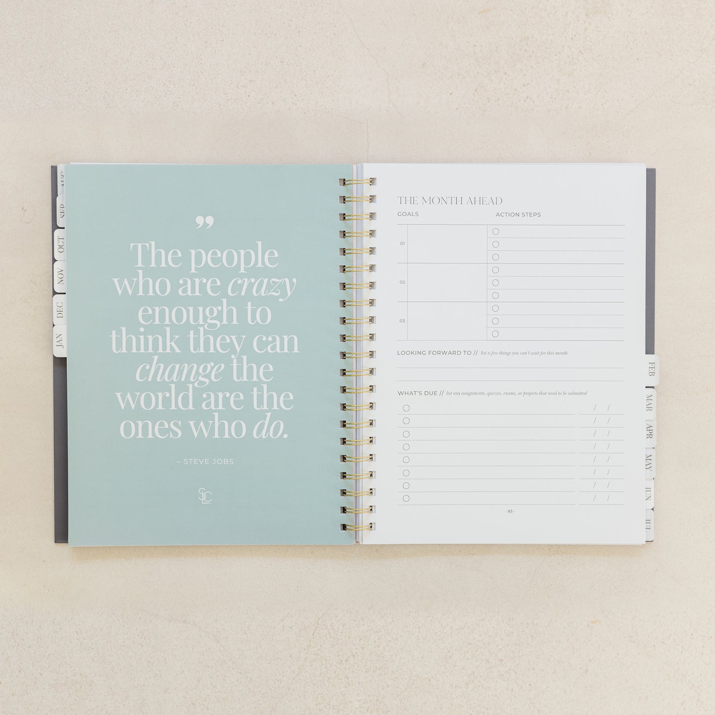 2024-2025 The Collegiate Academic Planner by Sarah L. Cowart- Navy