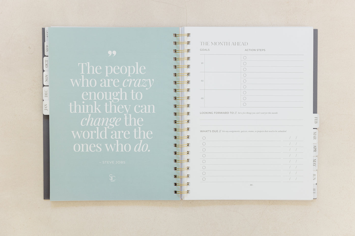 2024-2025 The Collegiate Academic Planner by Sarah L. Cowart- Navy