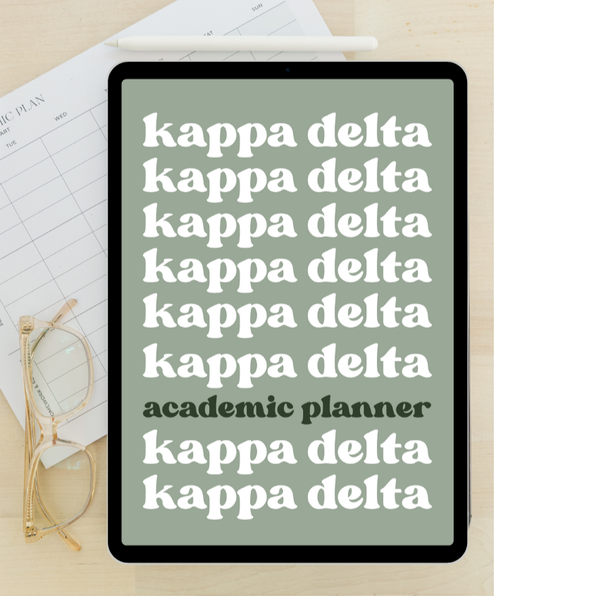 2024 - 2025 Digital Academic Planner | Kappa Delta