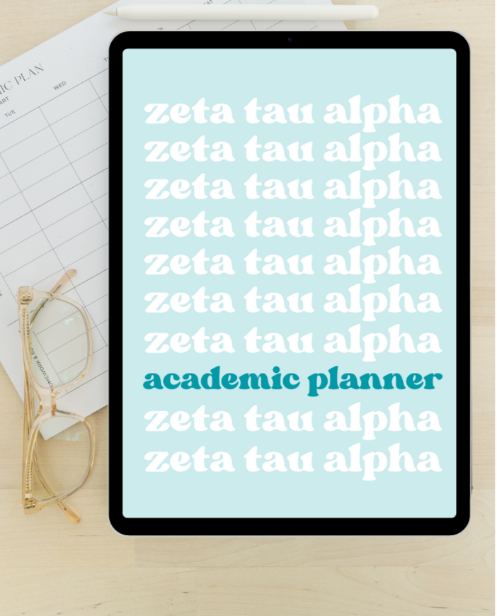 2024 - 2025 Digital Academic Planner | Zeta Tau Alpha