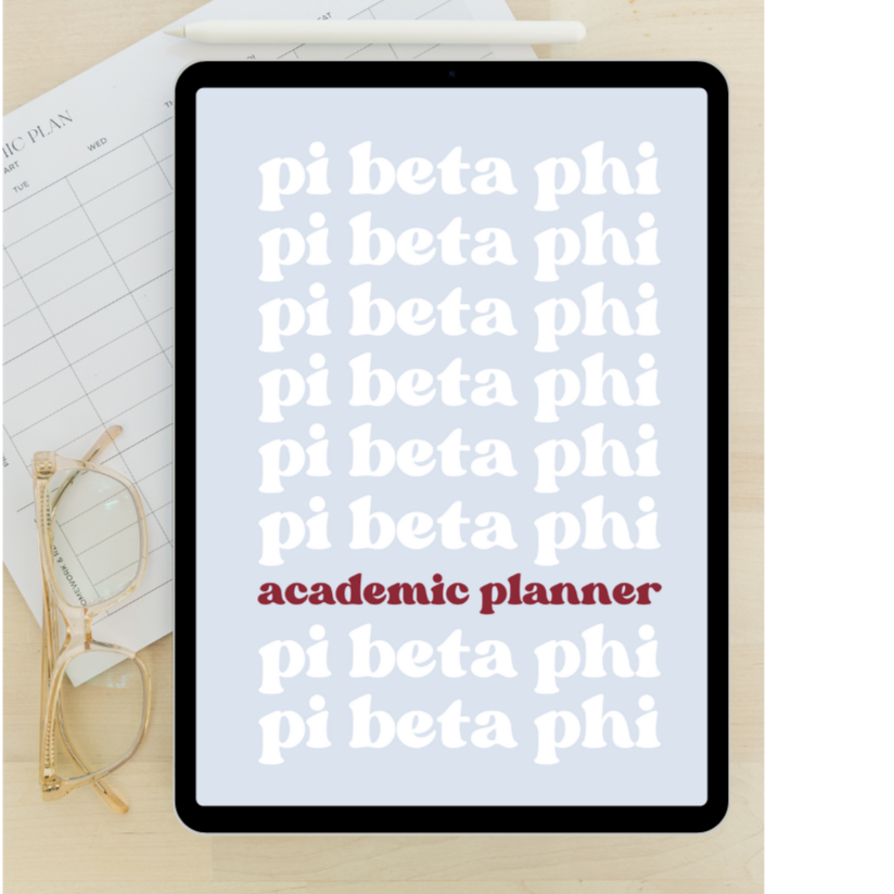 2024 - 2025 Digital Academic Planner | Pi Beta Phi