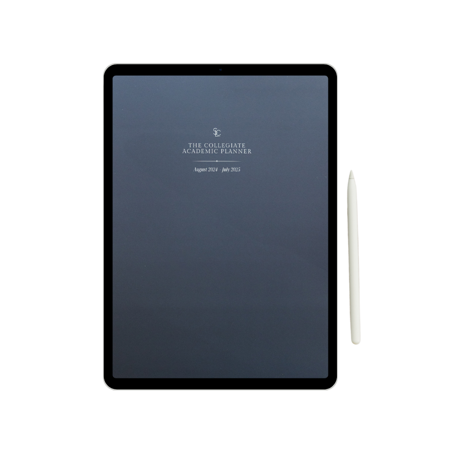 2024 - 2025 The Collegiate Academic Planner by Sarah L. Cowart: Digital  - Navy