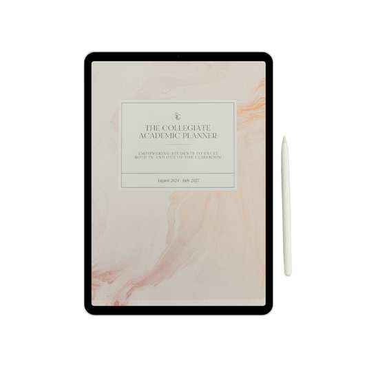 2024 - 2025 Digital Academic Planner - Pink