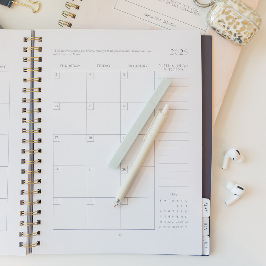 2024-2025 The Collegiate Academic Planner by Sarah L. Cowart- Navy