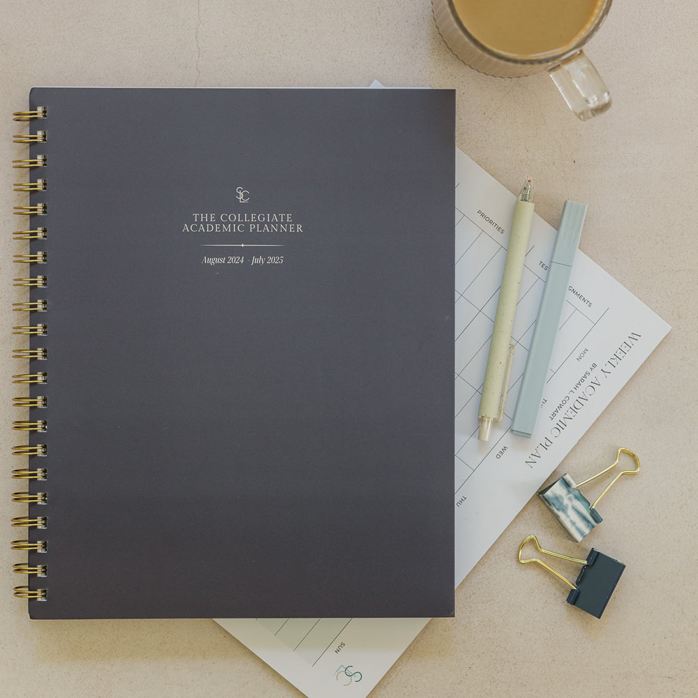 2024-2025 The Collegiate Academic Planner by Sarah L. Cowart- Navy