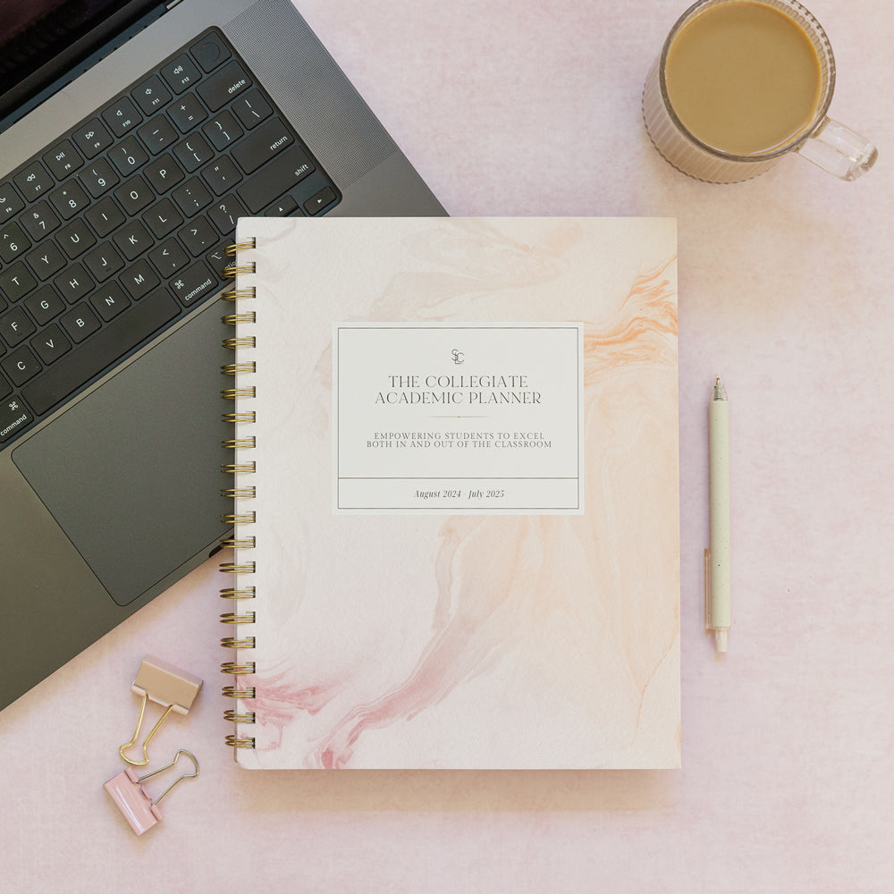 2024-2025 The Collegiate Academic Planner by Sarah L. Cowart - Pink