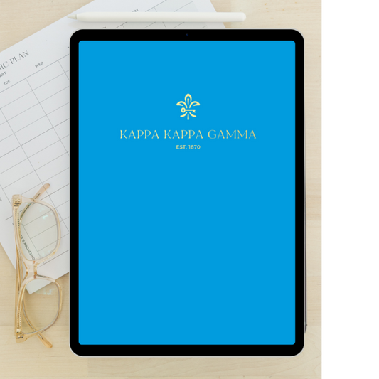 2024 - 2025 Digital Academic Planner | Kappa Kappa Gamma