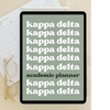 2024 - 2025 Digital Academic Planner | Kappa Delta