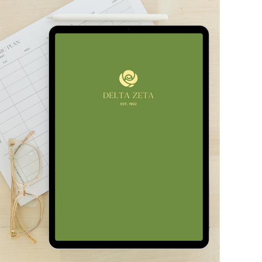 2024 - 2025 Digital Academic Planner | Delta Zeta