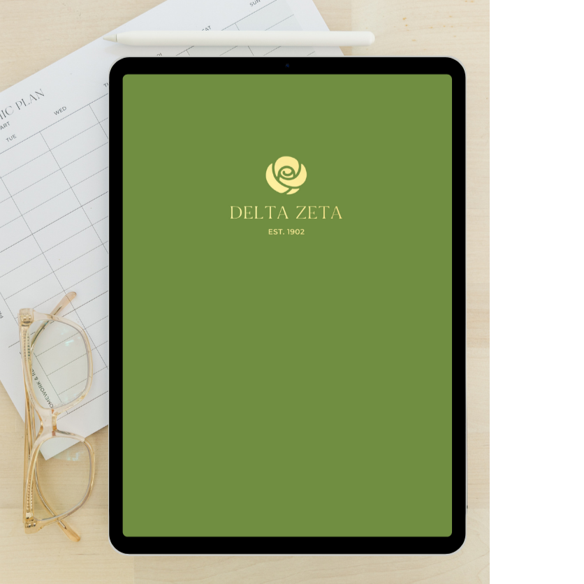 2024 - 2025 Digital Academic Planner | Delta Zeta