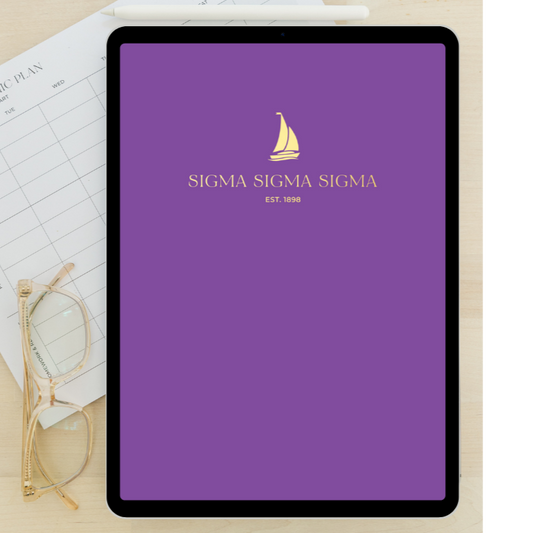 2024 - 2025 Digital Academic Planner | Tri Sigma