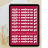 2024 - 2025 Digital Academic Planner | Alpha Omicron Pi