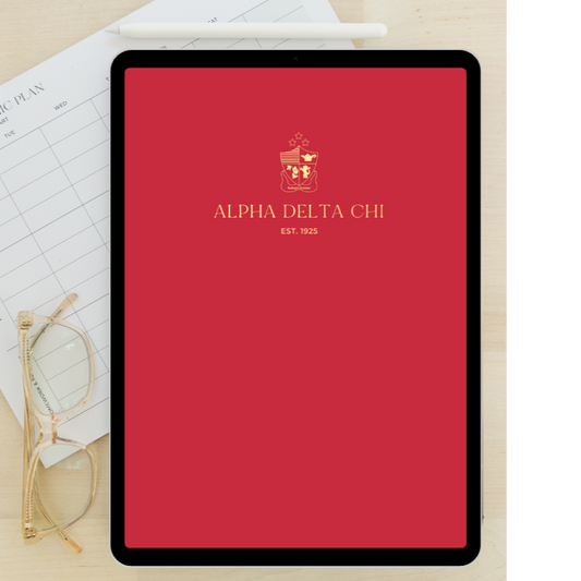 2024 - 2025 Digital Academic Planner | Alpha Delta Chi