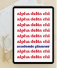 2024 - 2025 Digital Academic Planner | Alpha Delta Chi