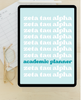 2024 - 2025 Digital Academic Planner | Zeta Tau Alpha