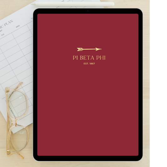 2024 - 2025 Digital Academic Planner | Pi Beta Phi