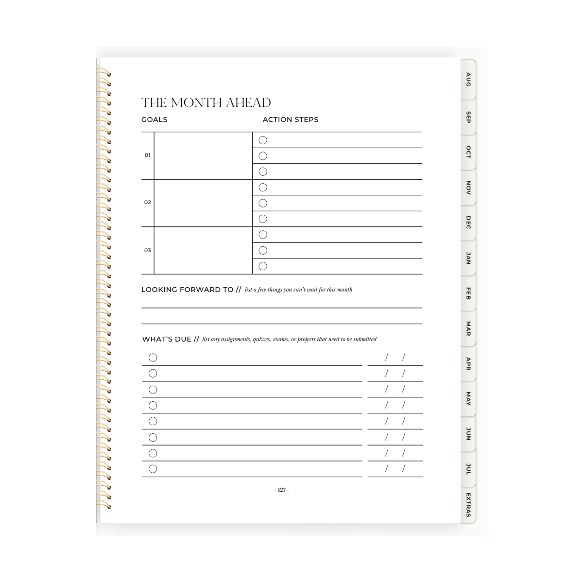 2024 - 2025 Digital Academic Planner | Alpha Xi Delta